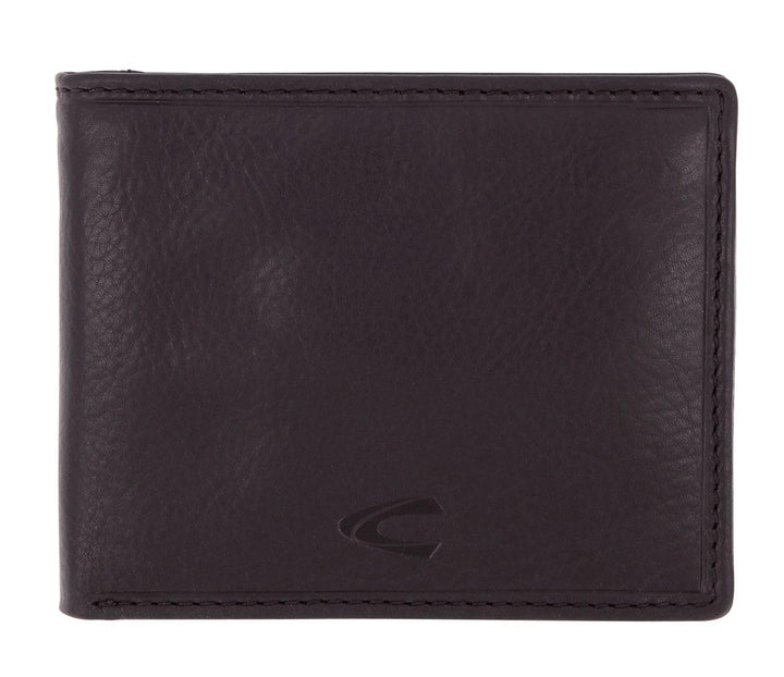 camel active bags Como Herren Geldbörse RFID Mittelgross Querformat Leder Schwarz 11 x 2 x 9 Schwarz