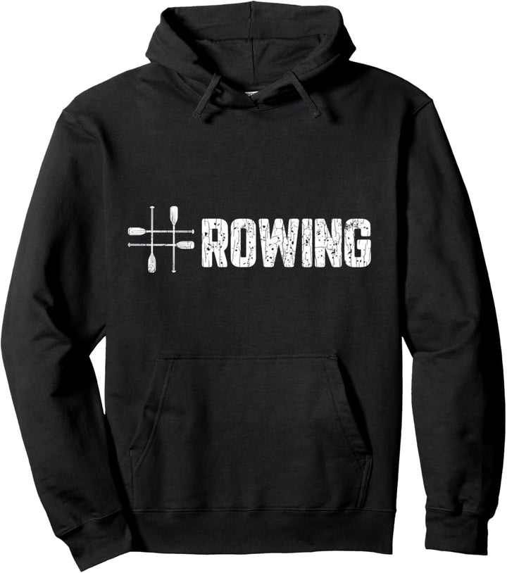 Rudern Lustige Ruderer Grafik Pullover Hoodie