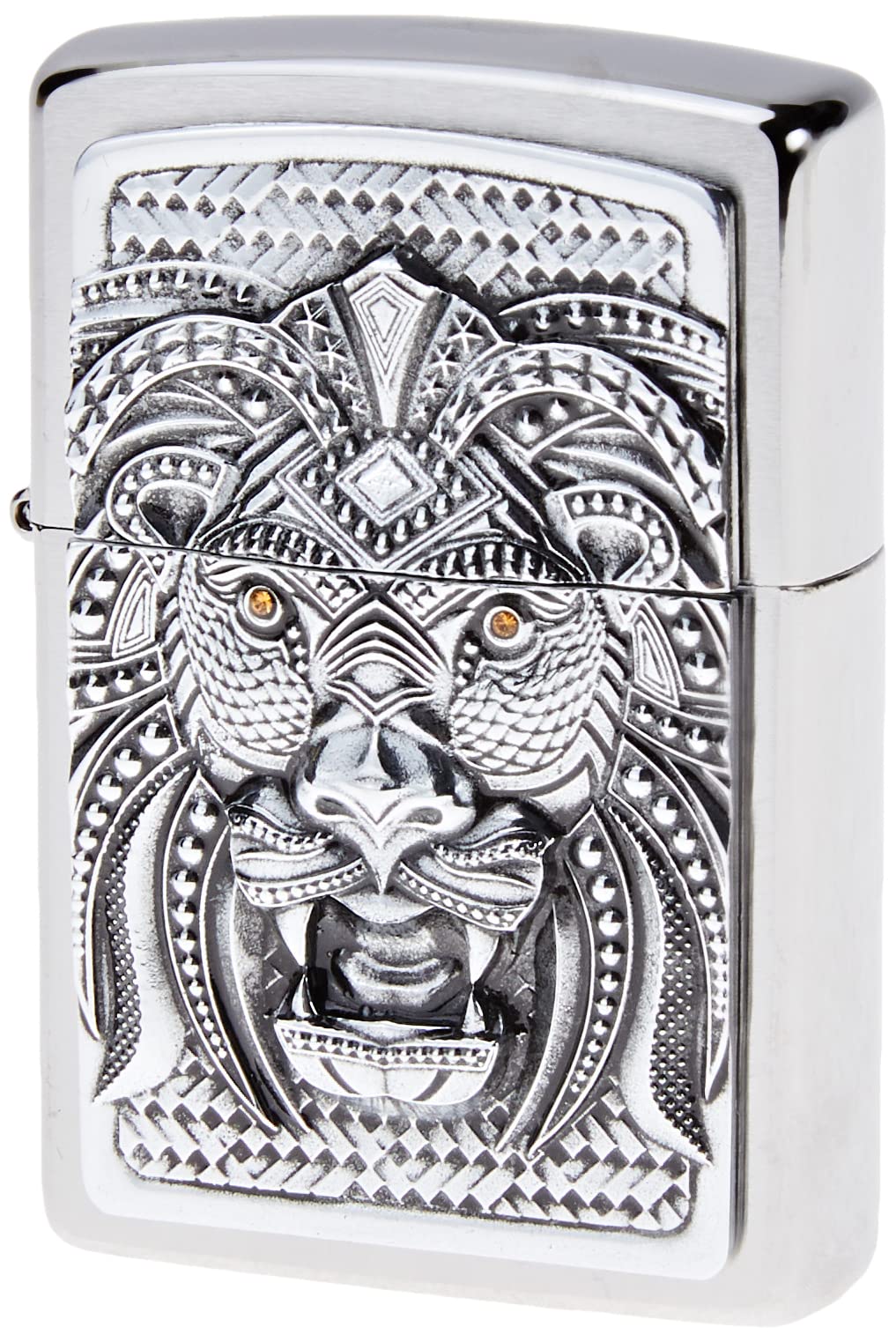 Zippo Art LION-200-Zippo Collection 2019-2005906-59,95 €, Silber, smal
