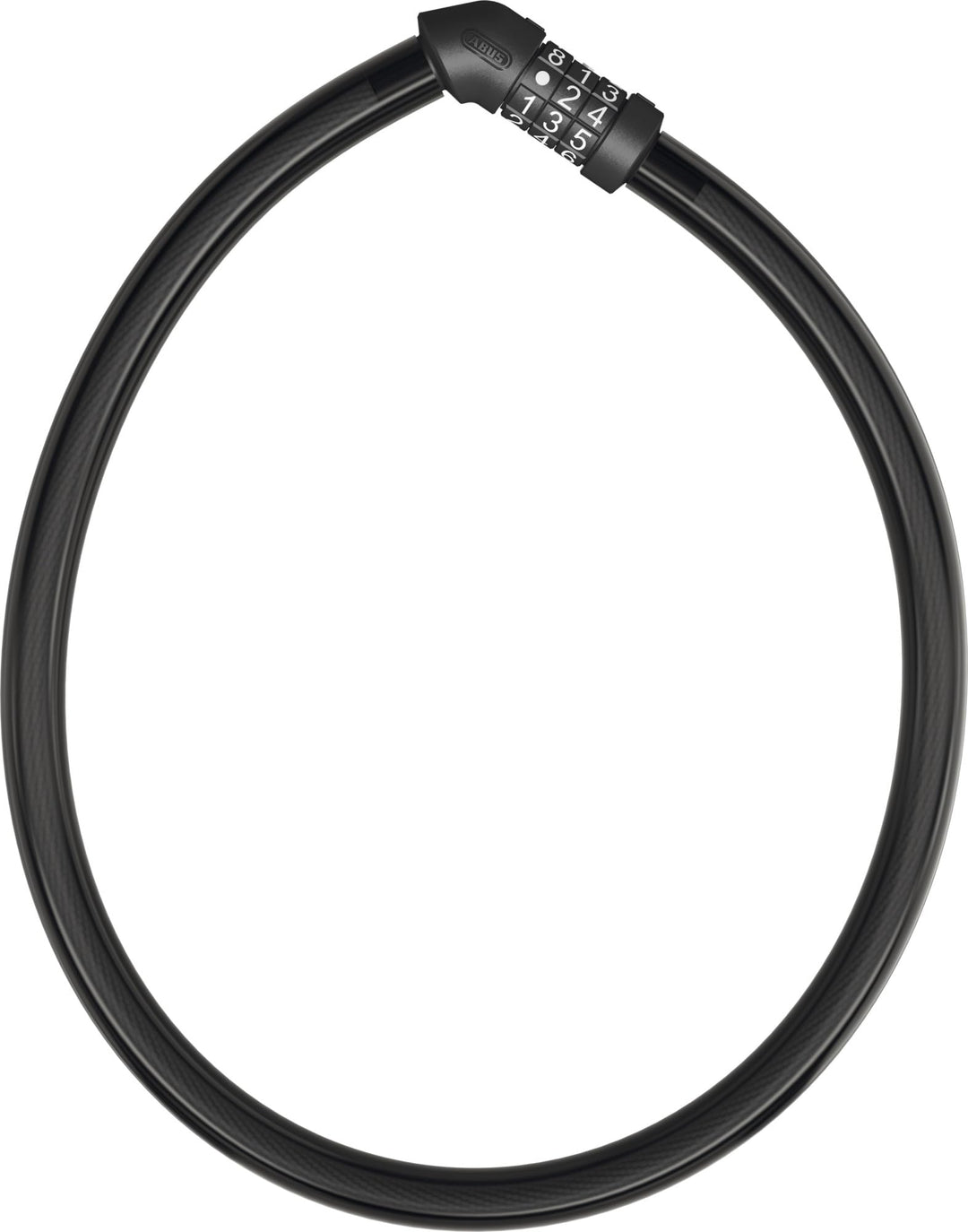 ABUS Kabelschloss 4408C - Zahlenschloss - 65 cm langes Stahlkabel mit Kunststoffummantelung - ABUS-S