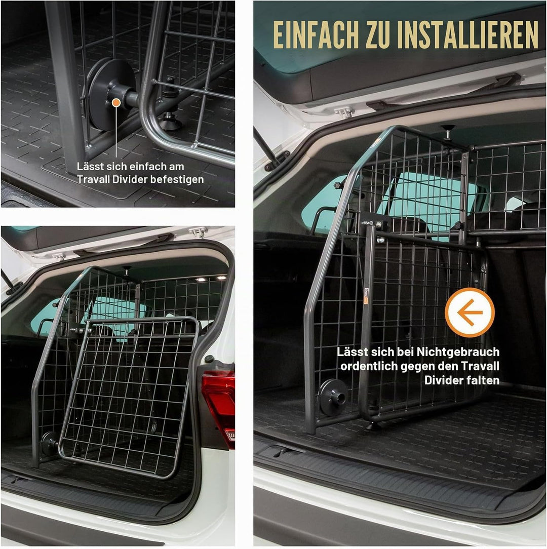 Travall Hundegitter Trenngitter &amp; Heckgitter Set Für VW Tiguan (2016-2024) SUV Fahrzeugspezifischer