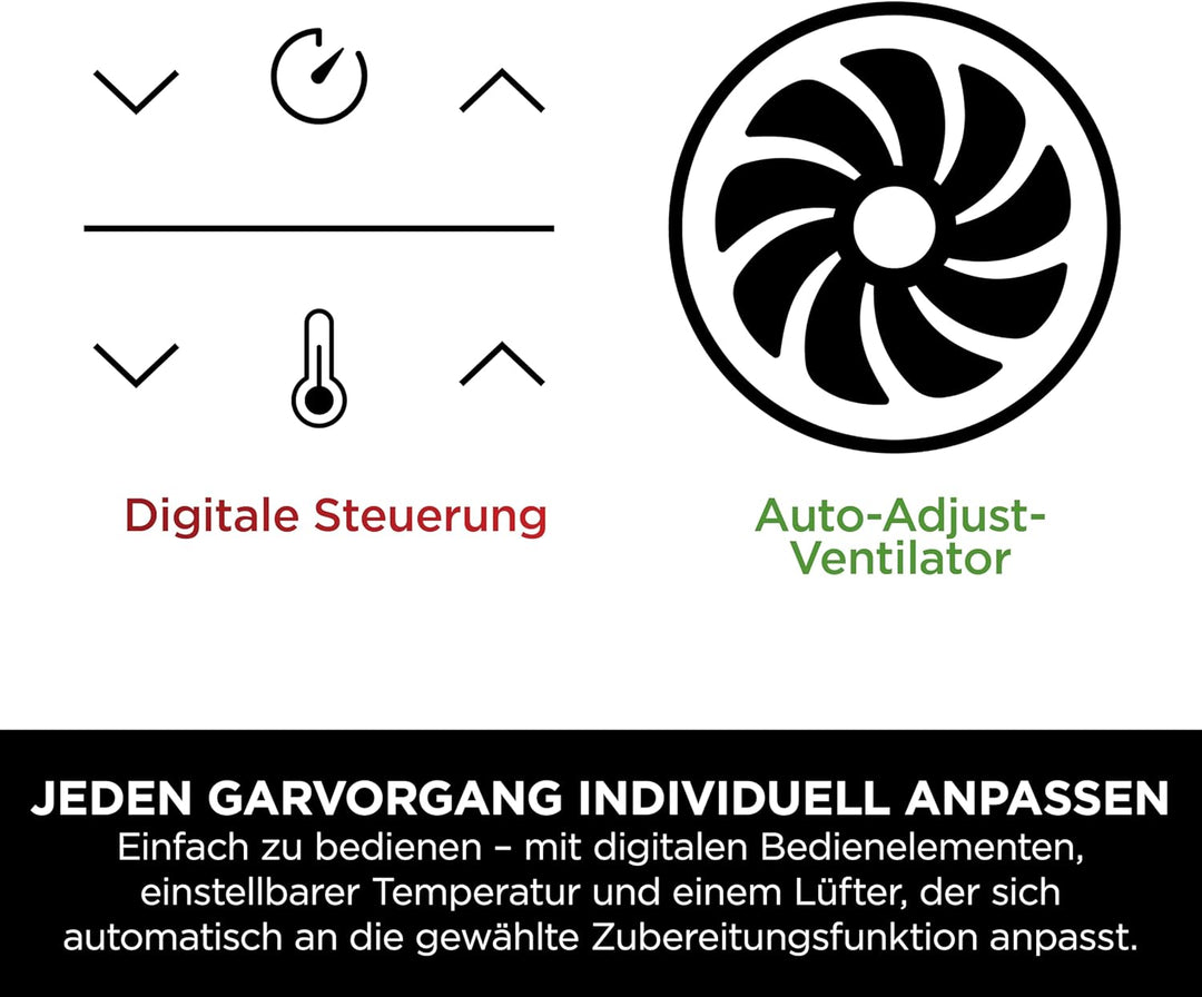Ninja Dual Zone Digital Air Fryer, 2 Schubladen, 6-in-1, Heissluftfritteuse, 9,5L, Heissluft-Frittie