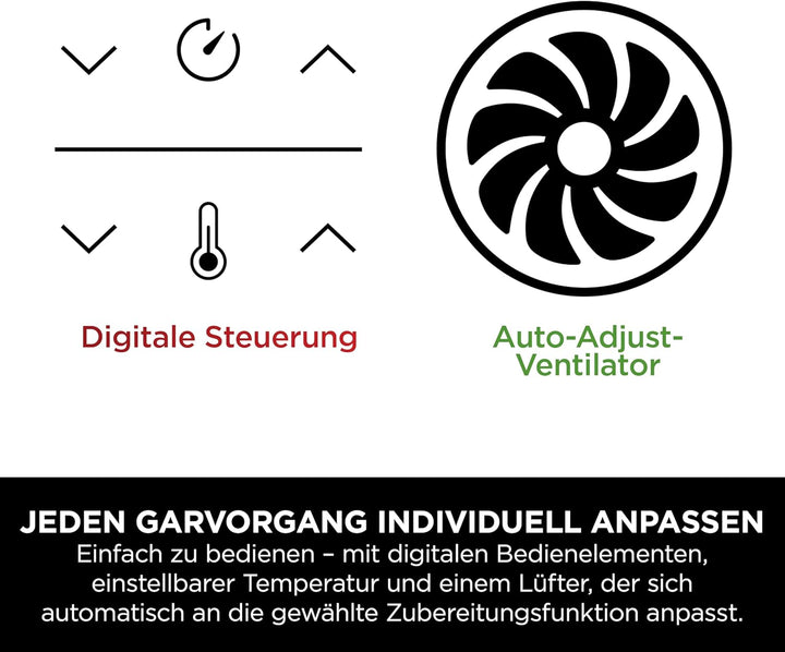 Ninja Dual Zone Digital Air Fryer, 2 Schubladen, 6-in-1, Heissluftfritteuse, 9,5L, Heissluft-Frittie