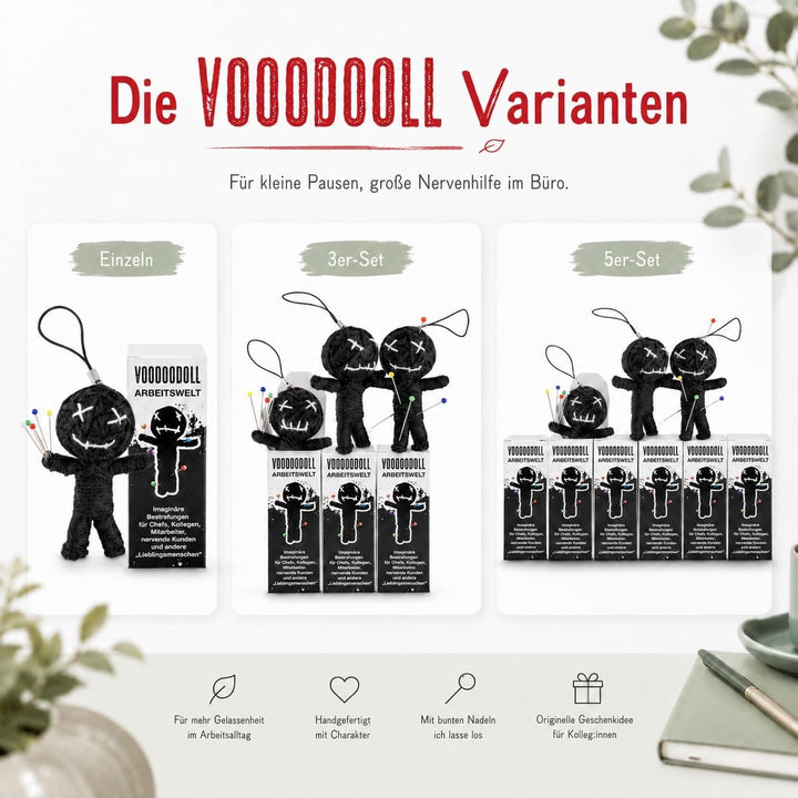 Voodoo Puppe Arbeitswelt Voodoo Doll to go Voodoo-Doll imaginäre Strafen für Nette Chefs, „geliebte“