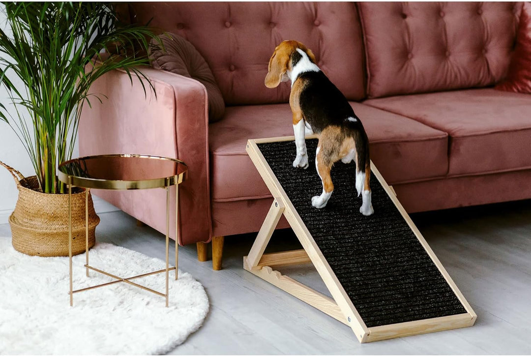 Anti-rutsch Hunderampe | Auffahrrampe für Hund und Katze | Hundetreppe für Bett oder Sofa | Hunderam