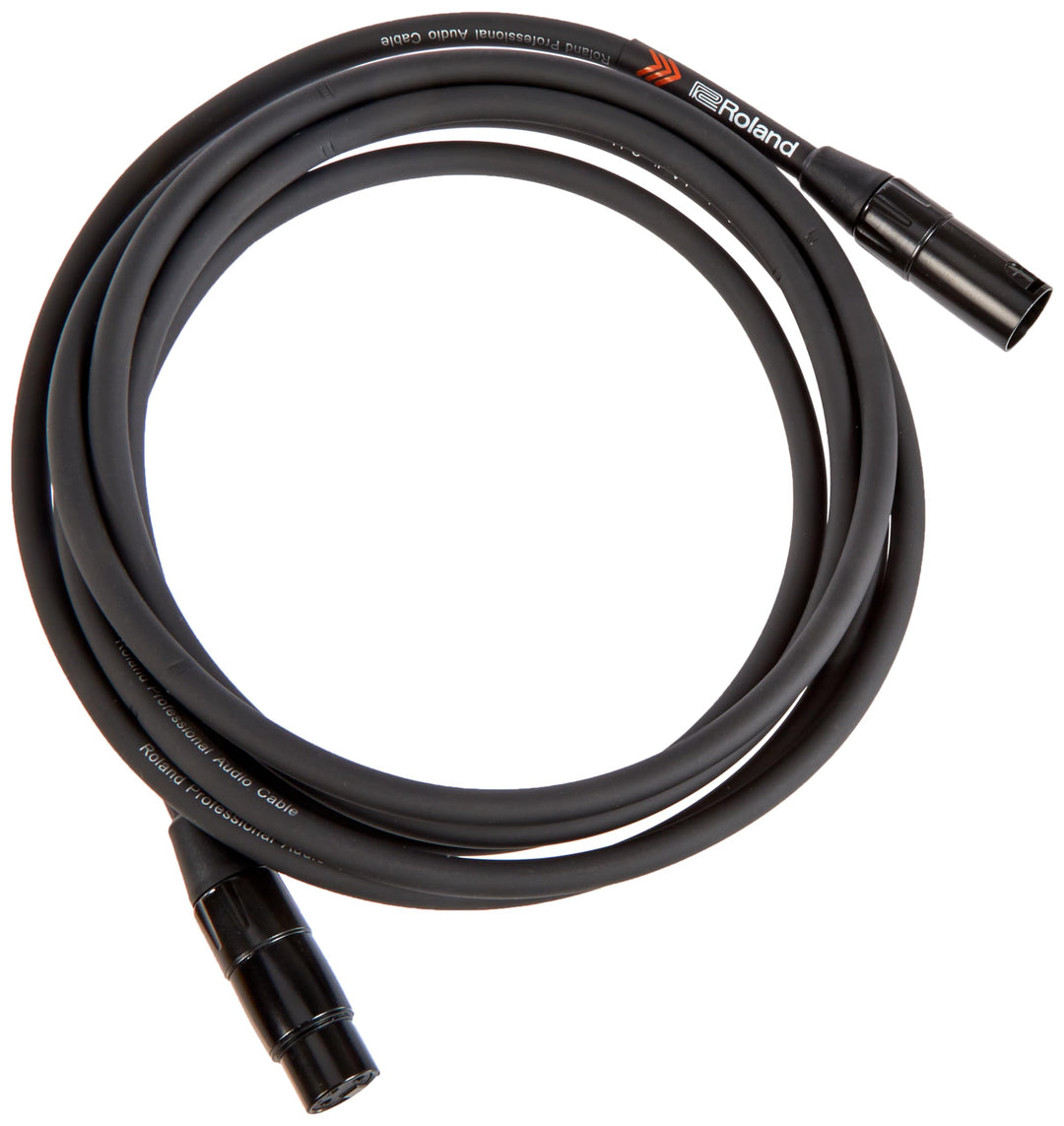 Roland Black-Serie symmetrisches Mikrofonkabel Länge: 3m – RMC-B10 schwarz 3 Meters Single, 3 Meters