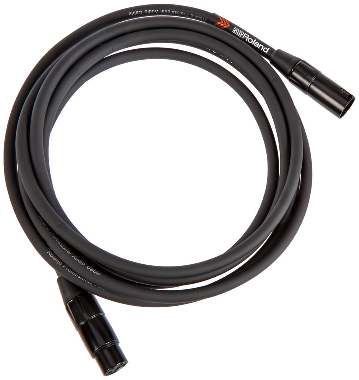 Roland Black-Serie symmetrisches Mikrofonkabel Länge: 3m – RMC-B10 schwarz 3 Meters Single, 3 Meters