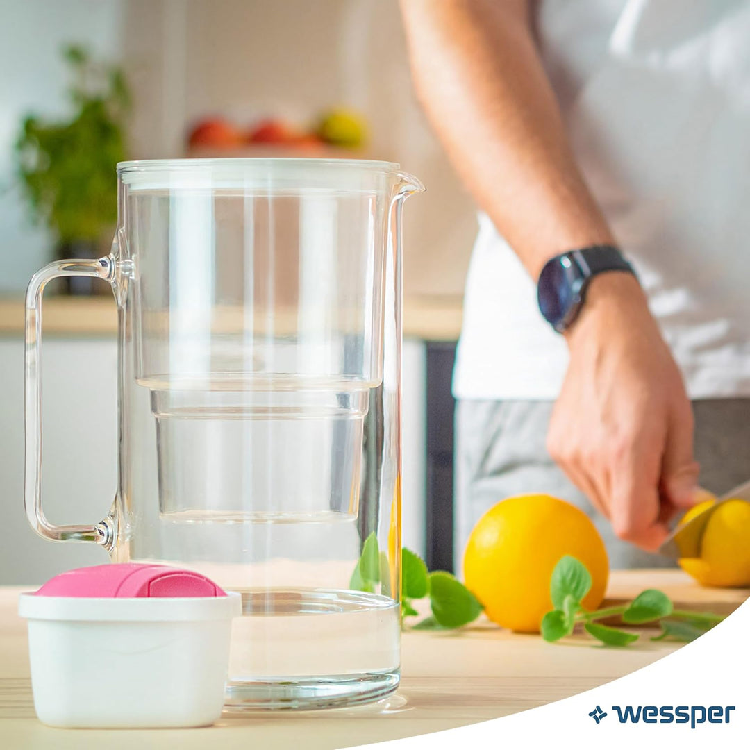 Wessper Magnesium filter, Zusätzlichen PIN für Brita Kanne - 6 Stück | Magnesium Wasserfilter kartus
