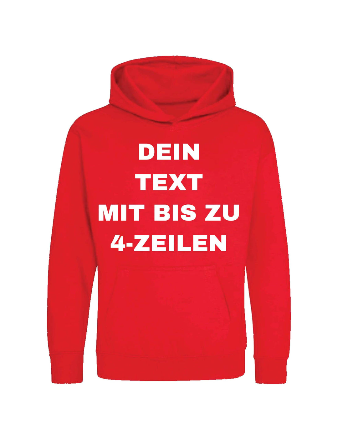Kinder Hoodie Bedrucken Lassen - Mit Wunschtext personalisiert - Kapuzenpullover als Geschenk für Ju