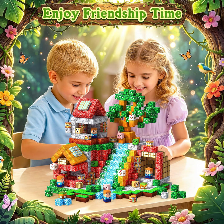 Magnetische Bausteine, Magnetbausteine Magnetspielzeug Magneten Kinder, Magnetisches Spielzeug für K
