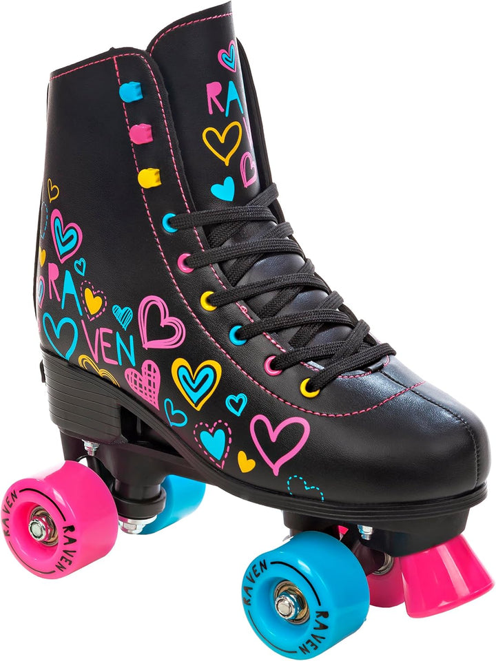Raven Verstellbare Rollschuhe Roller Skates Trista/Serena - Kugellager Carbon Abec7 - SAS - Shock Ab
