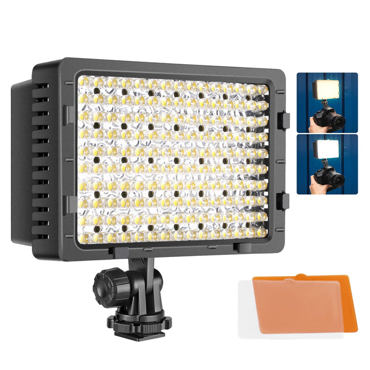 NEEWER CN-160 LED Videoleuchte Streaming Licht Dimmbar Videolicht Panel, Key Light kompatibel mit Ca