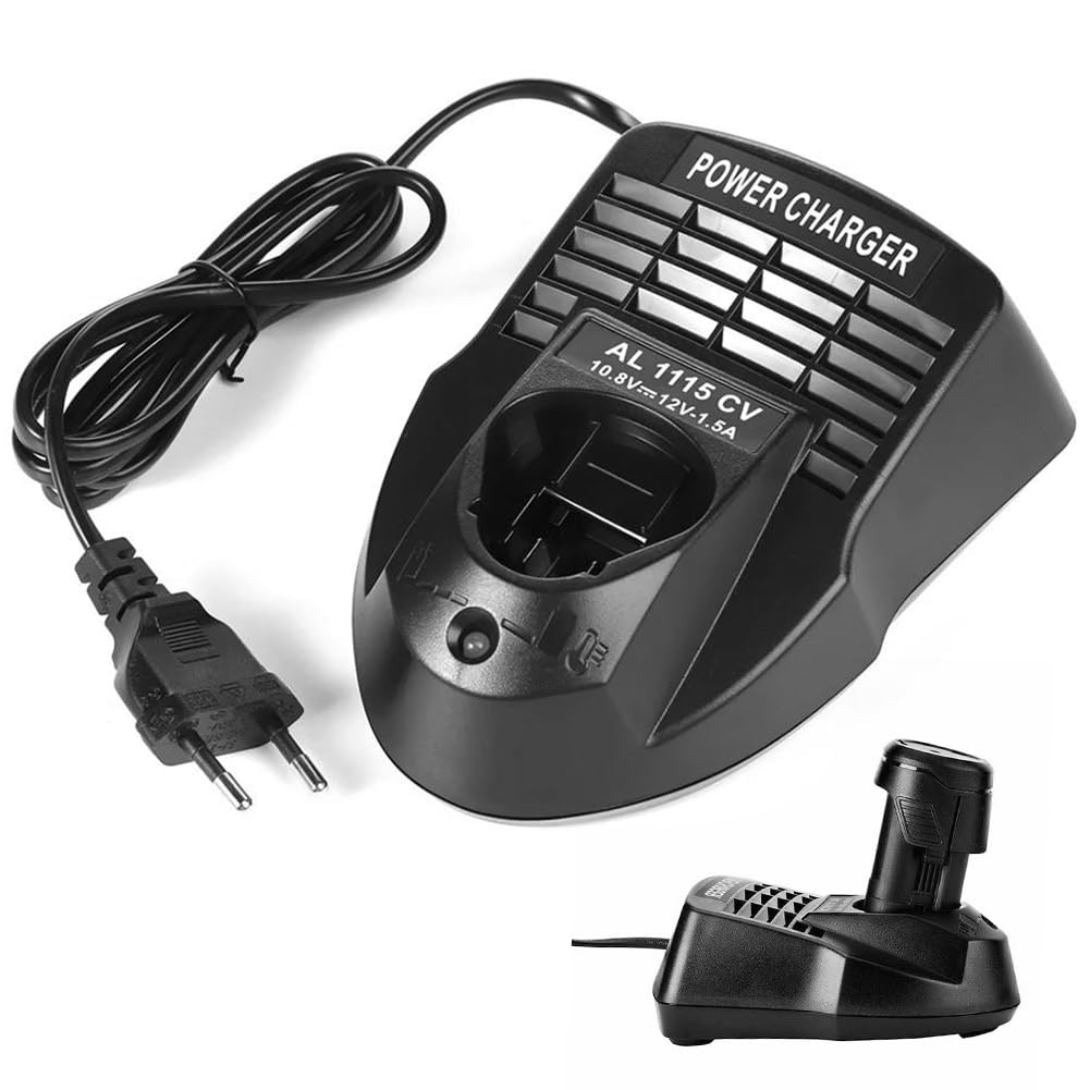 Ladegerät für Bosch 12V, Li-ion Schnellladegerät Kompatibel mit Bosch Professional 10.8V-12V AL1115C