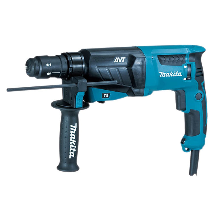 Makita HR2631FT/2 Bohrmaschine, 800 W, 240 V, Schwarz, Blau
