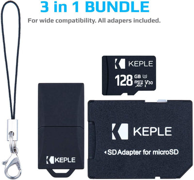128GB Micro SD Speicherkarte | MicroSD Kompatibel mit Lenovo Tab 4, 10 Plus, 8 Plus, 7 Essential, Mo