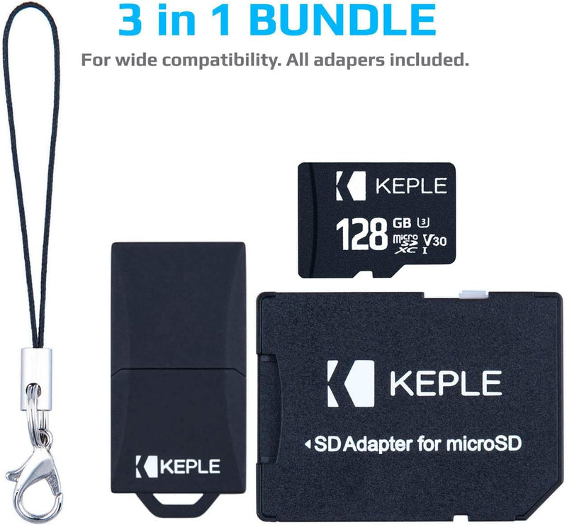 128GB Micro SD Speicherkarte | MicroSD Kompatibel mit Lenovo Tab 4, 10 Plus, 8 Plus, 7 Essential, Mo
