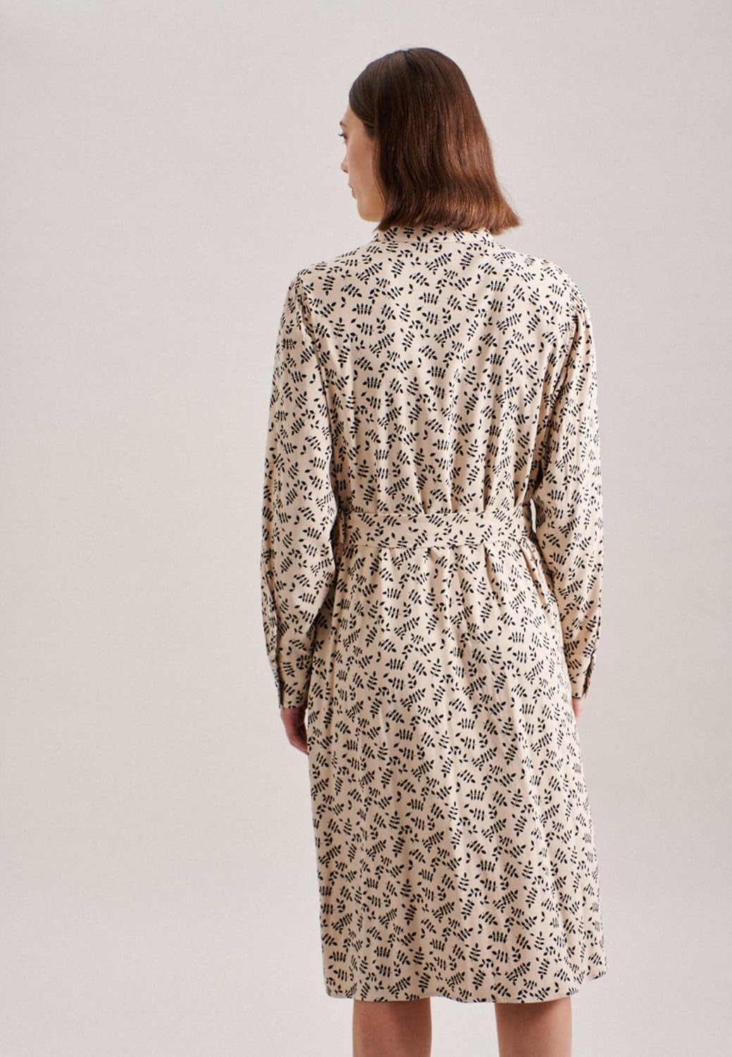 Seidensticker Damen Kleid 40 Creme, 40 Creme