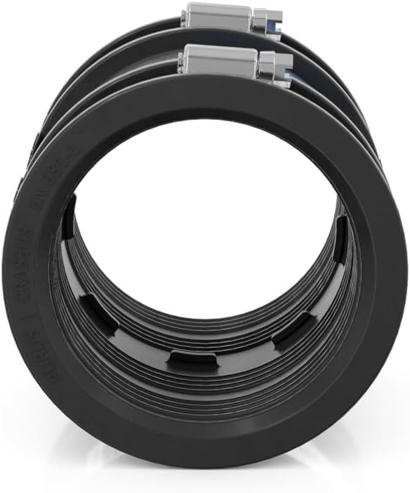 Crassus Schlauchadapter CDC 070 Typ 1 mit Innenlippe, TPE/ V2A, 1 Stück, 70-85 mm, CRA11019, 70-85 m