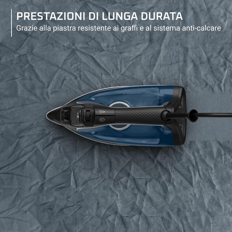 Rowenta Pro Master Bügeleisen, professionelle Ergebnisse, leistungsstarke Dampfverteilung, hochpräzi