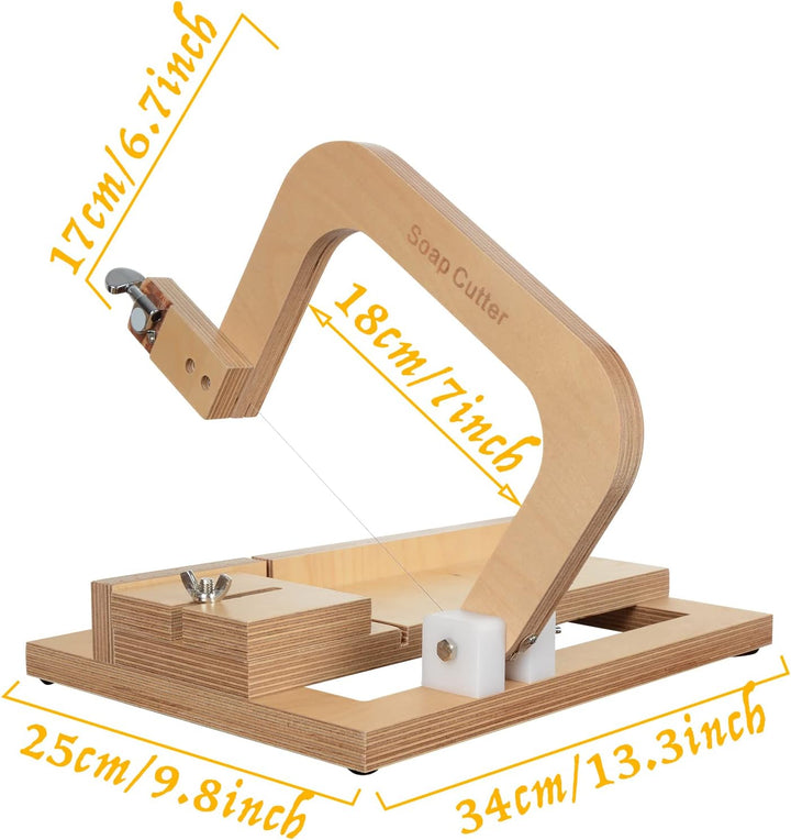 Holzseifenschneider Einstellbarer Drahtschneider Schneidwerkzeug für handgemachte Seifenherstellung