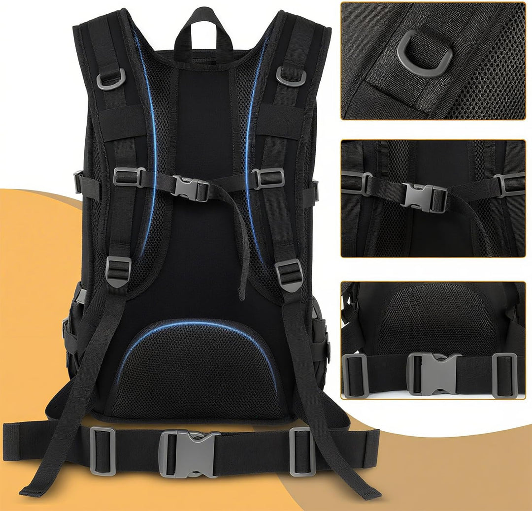 YOREPEK 50L Militär Rucksack, Gross Taktischer Rucksack, Wanderrucksack Herren Bundeswehr Outdoor Ar