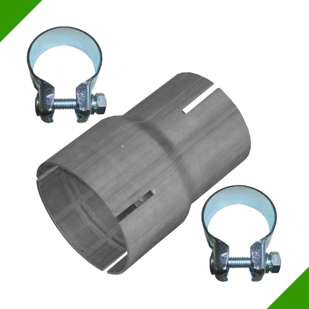 Rohr Reduktion Reduzierstück 65mm auf 76mm Auspuff Adapter Bandstahl Schellen Reduzierung Abgasanlag