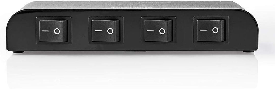 TronicXL Lautsprecher Umschaltbox Umschalter für 4 Lautsprecherpaare Stereo 4fach Analog Audio Schal