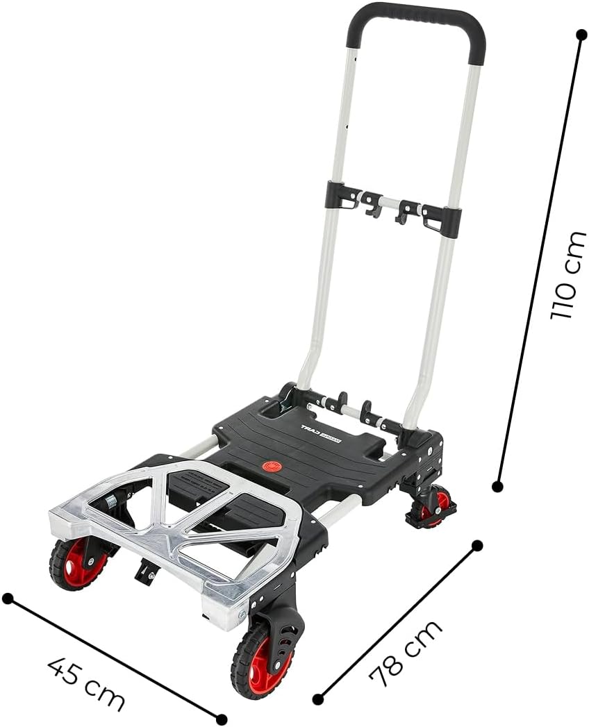 Magnacart 2-in-1 Sackkarre und Plattformwagen - Sackkarre Klappbar - Transportwagen Max. 137KG - Sac