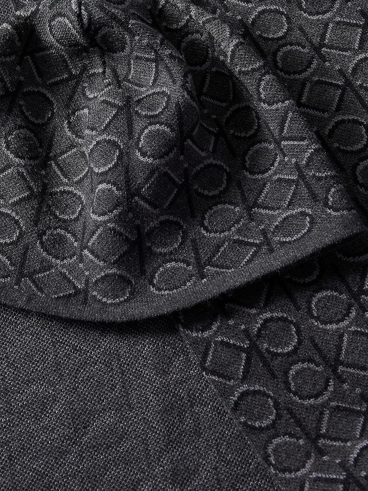 Calvin Klein Monogram Beanie + Scarf Calvin Klein Mono