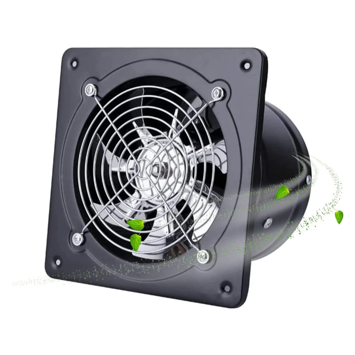 Abluftventilator Ø100mm, 4'' Rohrventilator Badlüfter mit Rücklaufklappe, 140m³/h 25W Axiallüfter Le