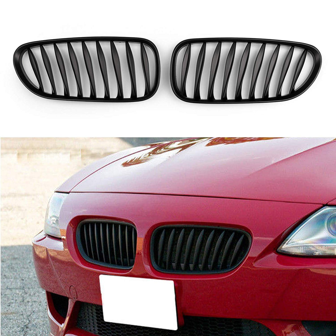 Kühlergrill für Z4 Serie 04–07 E85 E86, Mattschwarz