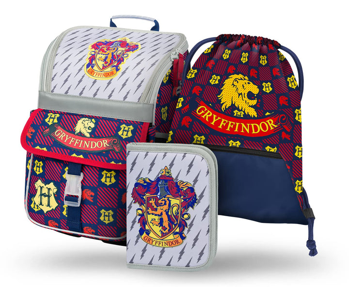 Baagl Schulranzen Jungen Mädchen Set 3 Teilig, Zippy Schultasche für 1. Klasse, Grundschule Ranzen T