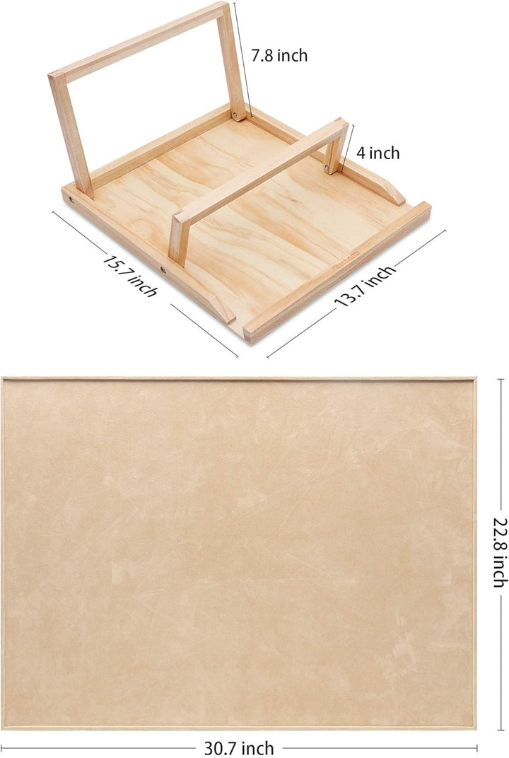 Becko Puzzle Board & Bracket Set / Wooden Puzzle Board Kit / Jigsaw Puzzle Plateau - with Puzzle Boa