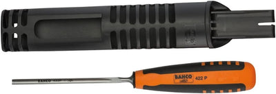 Bahco Stechbeitel, 2-Komponenten Heft, 6 X 140mm 424P-6, 100 x 50 x 50 cm, Silbern/Orange/Schwarz, 1