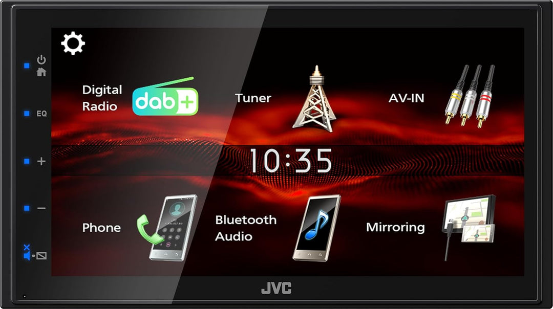 JVC KW-M180DBT - 17,3 cm (6,8") Digital Media AV-Receiver mit Quick Boot & Android USB-Mirroring (4x