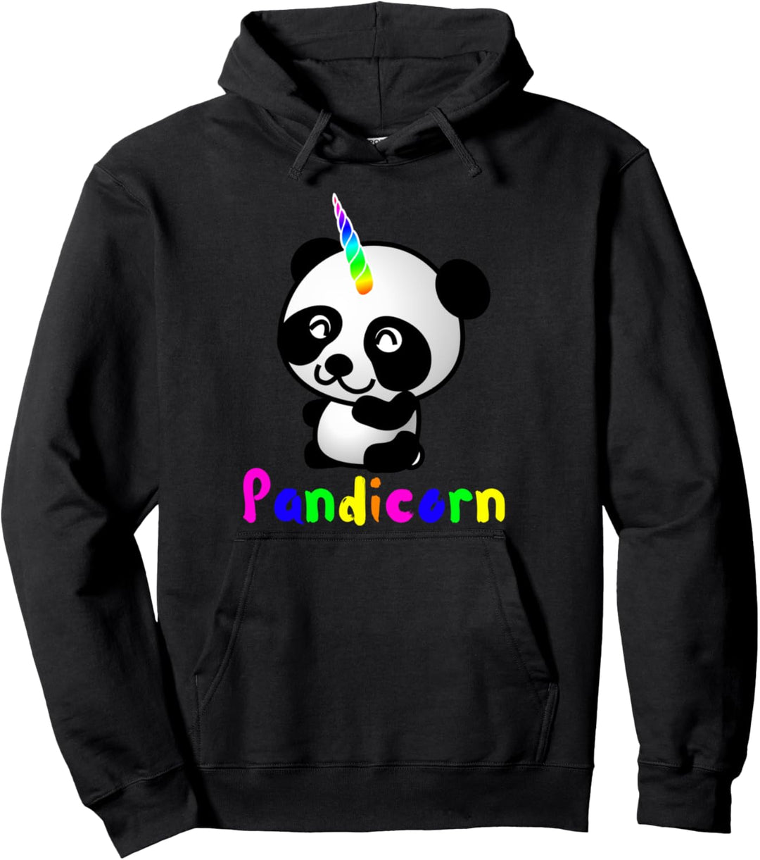 Panda Corn - Cute Pandicorn Pullover Hoodie