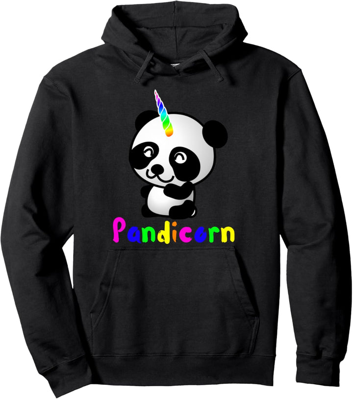Panda Corn - Cute Pandicorn Pullover Hoodie