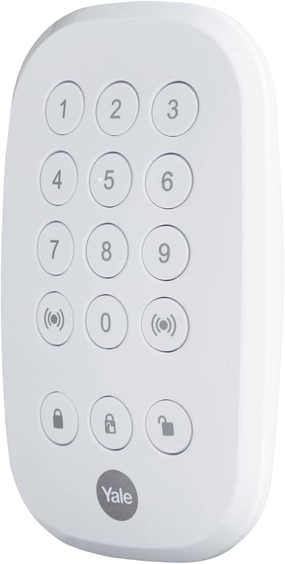 Yale Sync Alarm Tastenfeld (AC-KP) - Sync Smart Home Alarm - 200m Reichweite - Funktioniert mit Alex