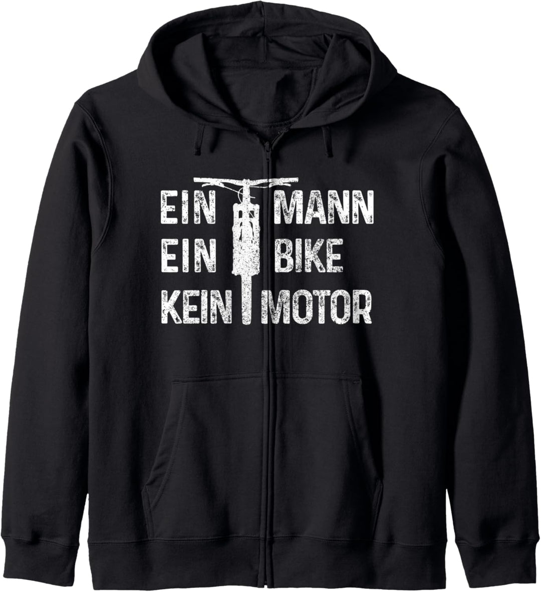 Mountainbike Ein Mann Bike Kein Motor MTB Fahrrad Geschenk Kapuzenjacke