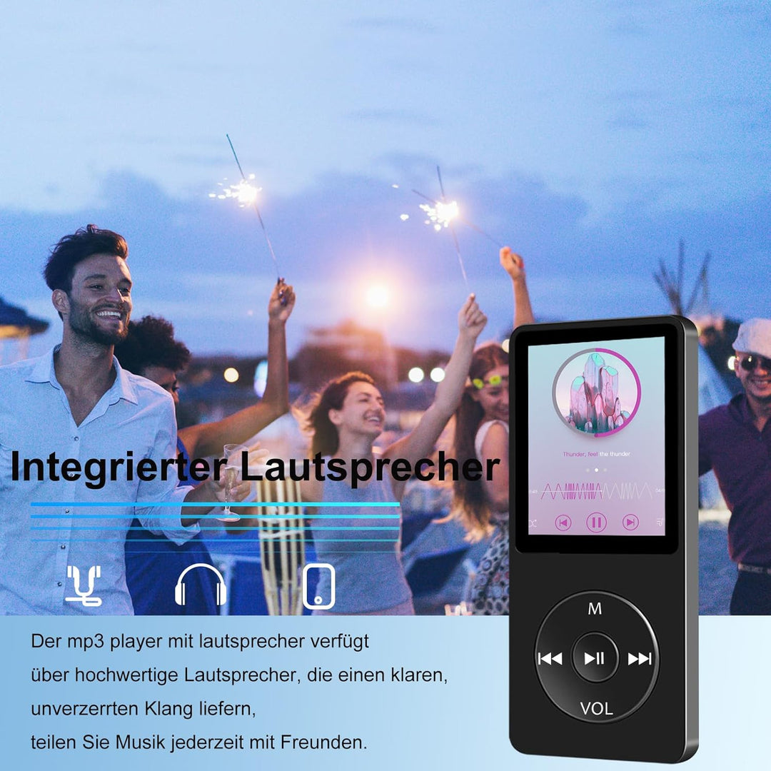 MP3 Player Bluetooth, Wodgreat Kinder MP4 / MP3-Player mit 32GB SD Karte Verlustfreier Musik Player