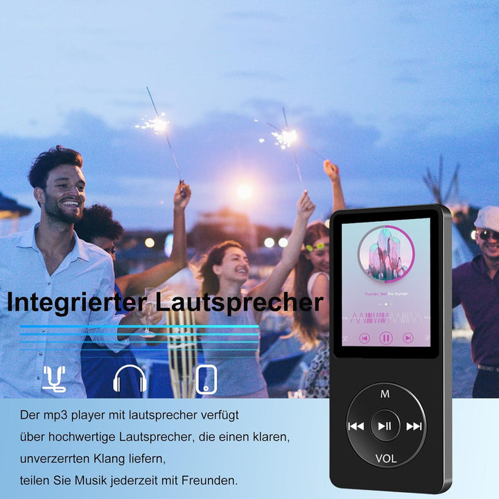 MP3 Player Bluetooth, Wodgreat Kinder MP4 / MP3-Player mit 32GB SD Karte Verlustfreier Musik Player
