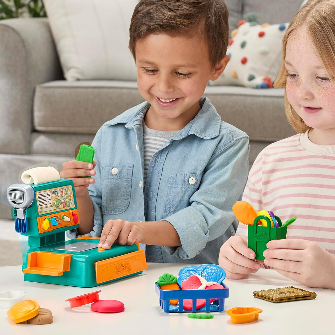 Play-Doh Supermarkt-Kasse, 23 Accessoires, für Kinder zum Kneten &amp; Spielen, ab 3 Jahren Caisse enreg
