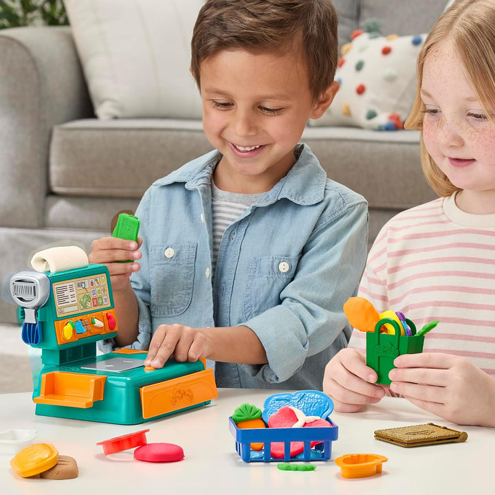 Play-Doh Supermarkt-Kasse, 23 Accessoires, für Kinder zum Kneten &amp; Spielen, ab 3 Jahren Caisse enreg