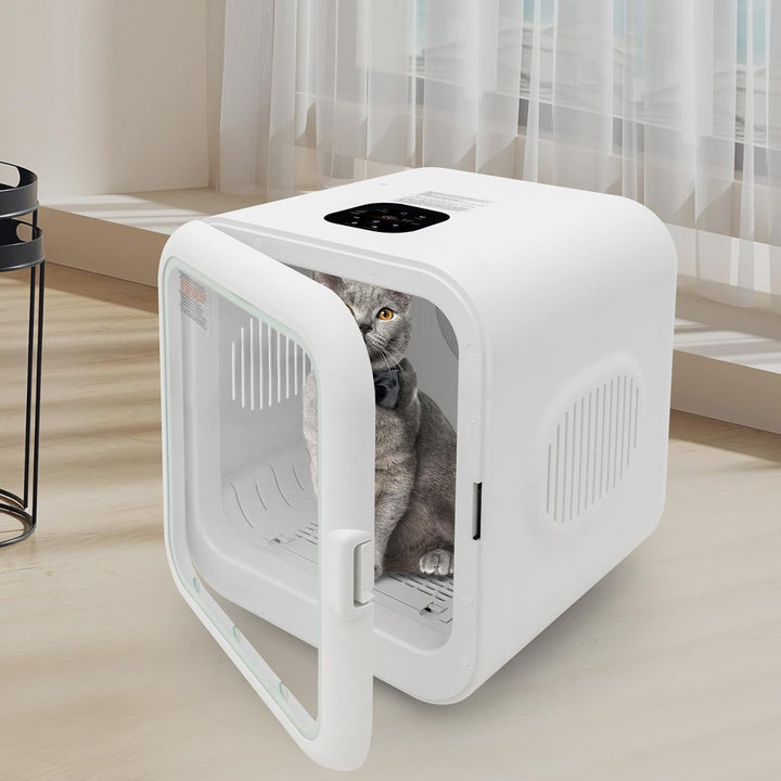 Haustiertrockner Haustier Trockner für Katzen und Hunde Trocknungsmaschine 800W einstellbare Tempera