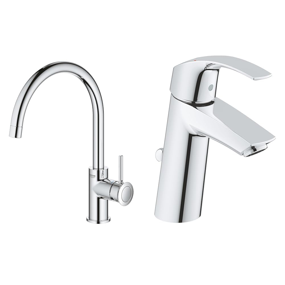 GROHE Start Classic - Einhand- Spültischarmatur & Eurosmart - Badarmatur Einhand- Waschtischarmatur