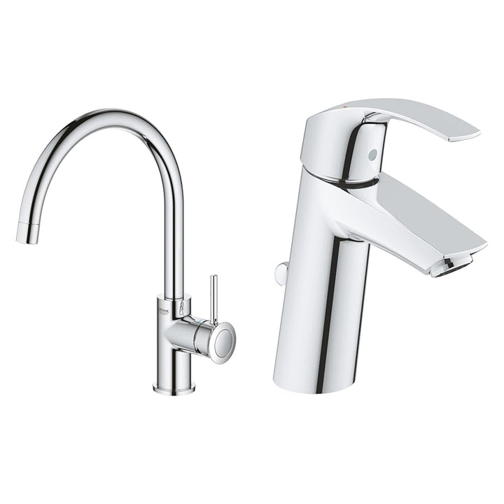 GROHE Start Classic - Einhand- Spültischarmatur & Eurosmart - Badarmatur Einhand- Waschtischarmatur