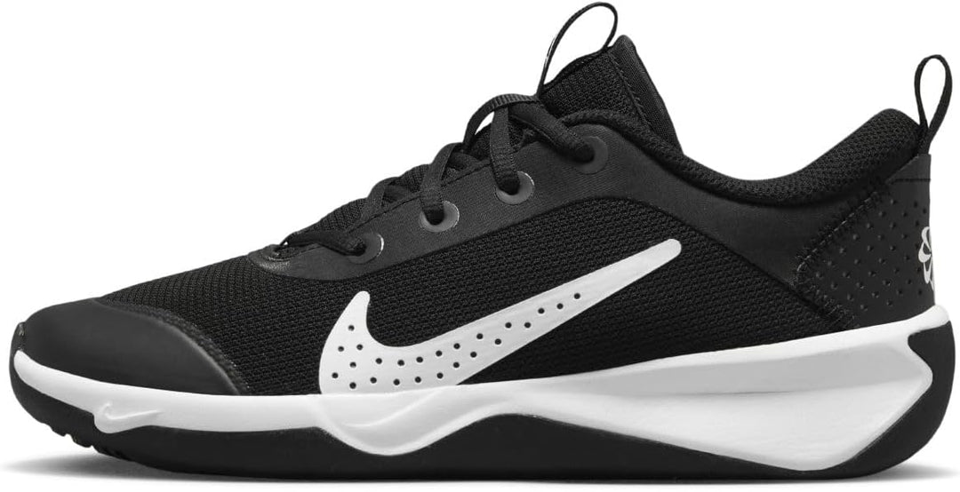 Nike Unisex Kinder Omni Sneaker 35.5 EU Black White, 35.5 EU Black White