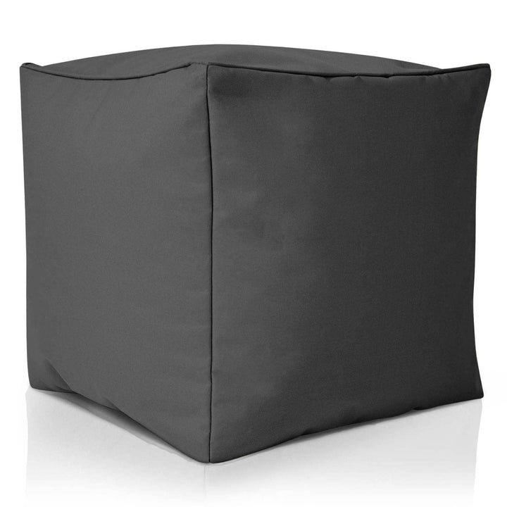Green Bean© Sitzsack-Hocker 40x40x40cm mit EPS-Perlen Füllung - Fusshocker Fusskissen Sitz-Pouf für