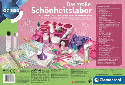 Galileo Lab – Das grosse Schönheitslabor, duftender Badeschaum, Nagellack, Seifen & Shampoo, Experim