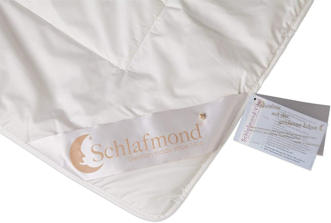 Schlafmond Der Kleine Prinz Naturfaser Ganzjahresdecke 155 x 220 cm - wärmeregulierende Bettdecke fü